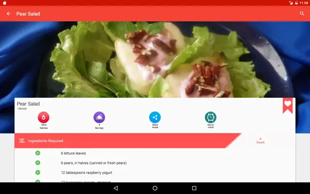 Healthy Recipes android App screenshot 5